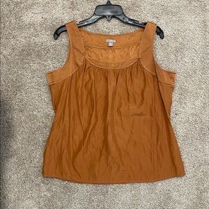 J. Jill Copper Silk/Cotton Tank